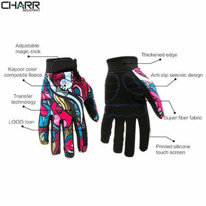 ถุงมือแข่งรถแบบมีน้ำหนักเบาเต็มนิ้วออกแบบโลโก้ได้ตามต้องการ - Product Image 2