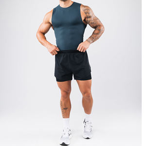Verano hombres culturismo sin mangas Tops entrenamiento Fitness chaleco hombres nueva moda Tank Tops Oversize Casual Singlets - Product Image 4