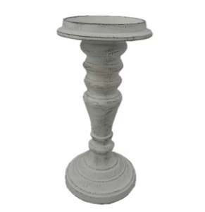 Wholesale Luxury Metal <b>Candle</b> Holder Hot Selling Aluminium Grey Polished Finish Home Decorative <b>Pillar</b> Christmas Style - Product Image 1
