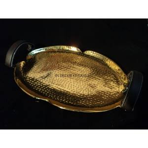 Cuencos de Metal con estilo de textura martillada chapada en oro pulido brillante de plata de diseñador único más lujoso y de alta calidad - Product Image 5