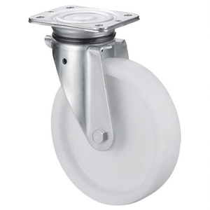600kg Load Capacity Heavy-duty <b>Plastic</b> Base Swivel Caster 125mm <b>Wheel</b> L138 X W110mm Furniture Casters - Product Image 3