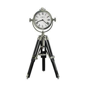 Reloj náutico de tamaño pequeño con trípode, hecho a mano, de latón y madera, novedad - Product Image 5