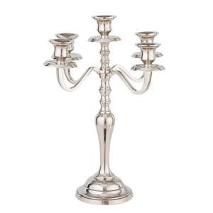 Accessoires de foudre de candélabre de grande taille de couleur d'or de conception fabuleuse pour le bougeoir de candélabre de décoration de mariage et de fête - Product Image 4