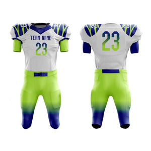 ชุดอเมริกันฟุตบอลชุดอเมริกันฟุตบอลจากปากีสถานชุดอเมริกันฟุตบอลออกแบบได้ตามต้องการ - Product Image 1