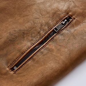 2023 <b>Men's</b> Genuine Leather <b>Canvas</b> Puffer Hooded <b>Jacket</b> Stand Collar Winter Breathable OEM Service Wholesale Price - Product Image 2