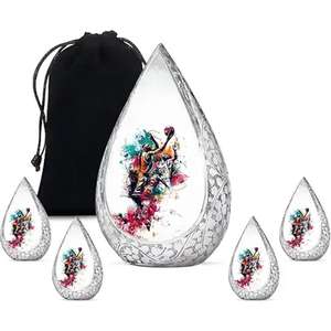 Venta caliente con precio razonable Artesanías Urnas de cremación de aluminio Suministros funerarios Venta al por mayor por encargo con alta calidad - Product Image 5