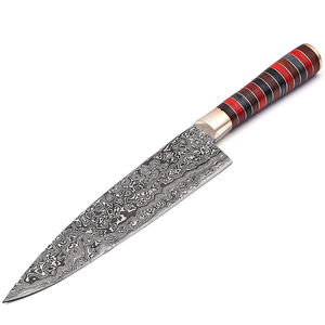 Wholesale Customized New OEM <b>Kitchen</b> <b>Knife</b> High Quality Wood Handle Damascus Steel Chef's <b>Knife</b> Multifunctional Cooking <b>Knife</b> - Product Image 1