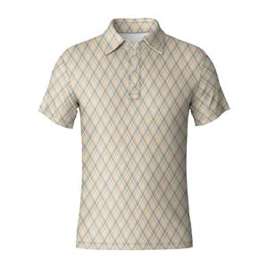 Polo de golf pour homme de haute qualité, tissu respirant et évacuant l'humidité, manches courtes, polo pour uniforme de terrain de golf, commandes en gros - Product Image 4
