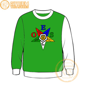 Commande personnalisée de l'étoile de l'Est sweat-shirt brodé en molleton de coton pull de haute qualité vêtements grecs OES sweat-shirts - Product Image 4