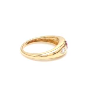 Joyería de moda 925 Plata de Ley Asscher corte Rosa piedra preciosa corte de pera circonita cúbica anillo de compromiso de boda para mujer - Product Image 3