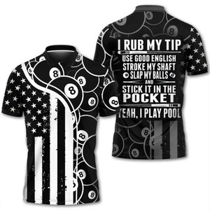 Polo de billar unisex personalizable para equipo adulto, jersey de poliéster de secado rápido con mangas cortas, equipos deportivos - Product Image 5