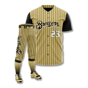 En différentes couleurs nouvel uniforme de baseball pour hommes adultes 100% Polyester tissu doux uni à prix raisonnable uniformes de baseball - Product Image 2