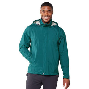 Chaqueta Impermeable con Capucha de Lona, Transpirable, Ligera, Antibacteriana, con Letras, para Uso en Exteriores, Invierno, Ropa de Calle, Nailon - Product Image 2