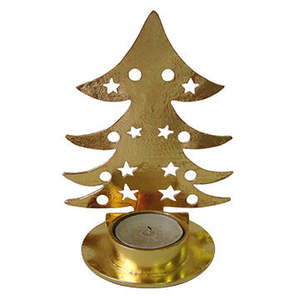 Nouveau design de porte-bougie tealight noir et doré pour la table et la décoration intérieure, vente en gros - Product Image 3