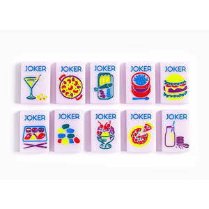 Logo impreso Lucite American Mah Jong Set Juego de viaje de una sola capa Juegos de Mahjong personalizados de acrílico de lujo - Product Image 6