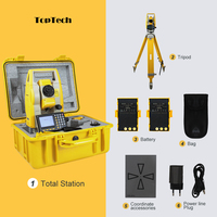 Station totale laser Toptech TKS-R15, précision 2'', IP65, grossissement 30x, équipement de topographie pour la construction