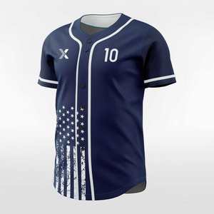 เสื้อเบสบอลผู้ชาย โพลีเอสเตอร์ - ระบายอากาศได้ดีและพิมพ์ลายพัฟฟ์ รับผลิตตามสั่ง ขายส่ง - Product Image 4