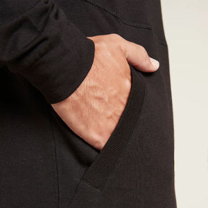 2025 sudaderas con capucha de ajuste Regular para hombre estilo callejero tela suave bordada térmica para invierno cómodo precio al por mayor liso en blanco - Product Image 5