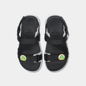SHONDO, sandalias ligeras de verano en negro y gris para niños con diseño de dinosaurio, talla 6, cómodas y elegantes para niños - Product Image 6