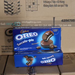 Лидер продаж, Cadbury Ooreo 180 г x12 коробок, версия Пикачу, хрустящая текстура, сэндвич-печенье со сладким вкусом, оптом - Product Image 6