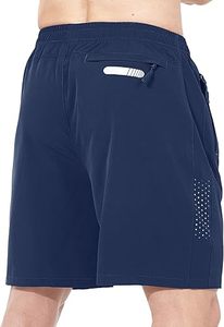 Short de sport d'été décontracté pour hommes Short de bain élastique respirant à séchage rapide Taille moyenne Polyester solide 100% Imperméable Grande taille - Product Image 6