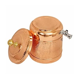 Olla de agua de cobre, excelente calidad, dispensador de agua de cobre de color azul antiguo martillado puro personalizado al mejor precio - Product Image 3