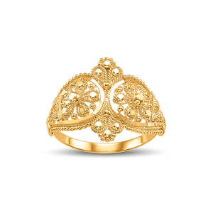 Emerald Cut Zircon Geometric Gold <b>Ring</b> for <b>Boys</b> Wedding Jewelry - Product Image 3