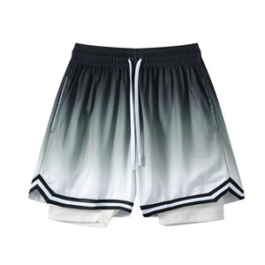 Vente de gros Nouveau modèle de basket-ball de haute qualité en élasthanne/polyester avec maille personnalisée par sublimation Short de sport pour homme pour homme - Product Image 3