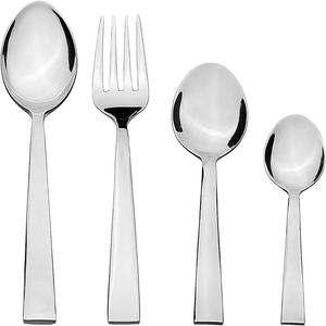 Ustensiles de cuisine Couverts en acier inoxydable Couteau à steak Fourchette Cuillère Argenterie Ustensiles Manche en bois Couverts en argent - Product Image 3