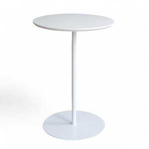 Minimalist 46cm Diameter Round <b>Side</b> <b>Table</b> 65cm <b>High</b> for Bedroom Furniture for Bed or Sofa Placement-SST030 - Product Image 1