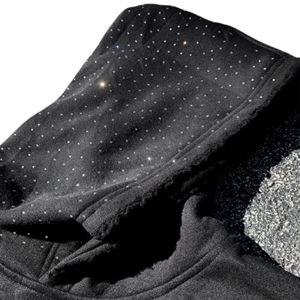 Sudadera con capucha de gran tamaño de algodón 100% de peso pesado para hombre para la impresión de logotipo personalizado de invierno - Product Image 3