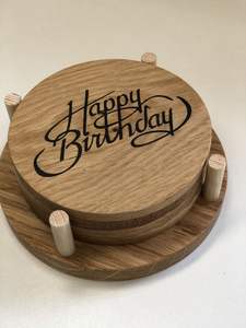 Factory Supply Round square Walnut <b>Bamboo</b> Wood Coasters Mats Pads Custom Drink Print Personalized Wood Pad for Cup & <b>Mug</b> Deskmat - Product Image 3