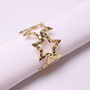 Anneau de serviette de table de luxe pour la décoration du Ramadan et de l'Aïd, anneau et support de serviette en métal de la plus haute qualité pour la table de la maison, accessoires pour serviettes de table - Product Image 6