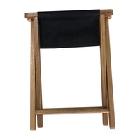 Tabouret de pêche en plein air pliable et créatif, tabouret en bois pour adulte, chaise légère en toile