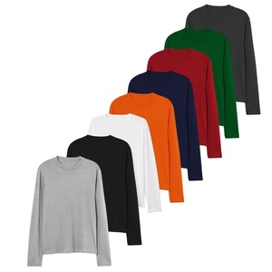 NEW Arrival T-shirt personnalisé pour homme Épaule tombante Manches longues Prix bas Durable Séchage rapide Coton Polyester Surtaille O Neck T shirt - Product Image 4