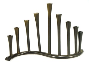 Aluminum Modern Design Unique Shape Metal <b>Black</b> Candle <b>Holder</b> for Home Living Room Indoor & Outdoor Decoration - Product Image 6