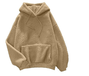 High Quality Custom Hoddies Vintage Letter-printed Double-<b>layer</b> Hoodie for Women with Fleece Thickened Oversize Sweatshirt Top - Product Image 4