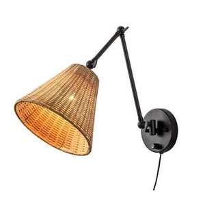 Lámpara Colgante LED de Ratán y Hierro Hecha a Mano al por Mayor con Opciones Personalizables - Product Image 4