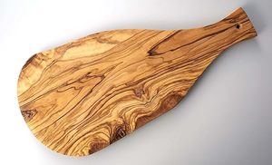 Tabla de cortar de madera maciza para cocina profesional, tabla de cortar de madera reversible con superficie de corte lisa - Product Image 5