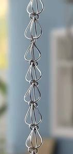 Chaîne de pluie en métal de qualité durable pour l'ornement ou la décoration de jardin Chaîne en métal I = n prix bon marché - Product Image 3