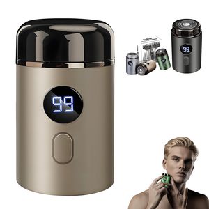 Afeitadora Eléctrica Inalámbrica USB de Doble Cuchilla, Resistente al Agua IPX7, Compacta, para Viajes, para Hombres y Mujeres, Aplicación RV, con Batería - Product Image 3