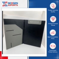 Fournisseur en gros : Porte-documents de présentation en cuir PU de qualité inégalée pour usage professionnel, personnalisable (logo et couleur), 33x24,5cm, directement du fabricant.
