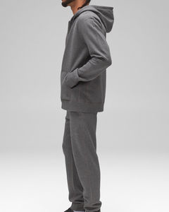 Sudadera con capucha y cremallera para hombre, deportiva, transpirable, de algodón, informal, de manga larga, para gimnasio, fitness, correr, uso diario, estilo cómodo y a la moda - Product Image 5