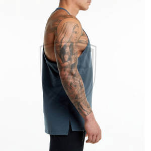 Camiseta sin mangas de gimnasio cómoda y transpirable de talla grande para hombre, novedad - Product Image 5
