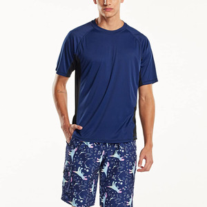 Wholesale Custom Sublimation Short Sleeve <b>Rash</b> <b>Guard</b> MMA <b>BJJ</b> Spandex Swimwear Active Tops - Product Image 4