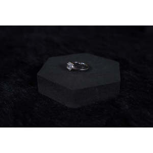 NOVAMART Fine Silverings 925 Sterling Silver Whimsical Wonder <b>Ring</b> <b>Resizable</b> Gemstone Inlay Casual Religious Style for Engagemen - Product Image 2
