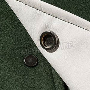 Chaqueta con letras y botones personalizados unisex Chaqueta informal con cuello levantado y logotipo frontal para hombre - Product Image 4