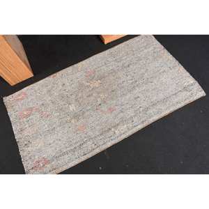 Décor Chic Moderne Tapis Turc Vintage Large Zone Rouge Gris Patchwork Design 240X440cm Laine 10mm Épaisseur Latex pour Couloir - Product Image 2