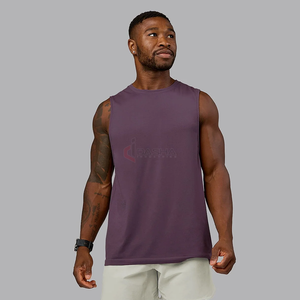 Débardeur en coton personnalisé pour hommes, maillot de corps doux pour entraînement musculaire, musculation, fitness, gym, gilet sans manches, fabricant - Product Image 4