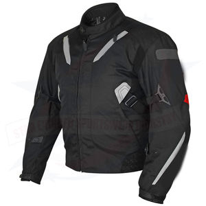 Veste de moto unisexe en Cordura imperméable et coupe-vent, grande taille, imprimée, design personnalisé, confortable pour la conduite - Product Image 1